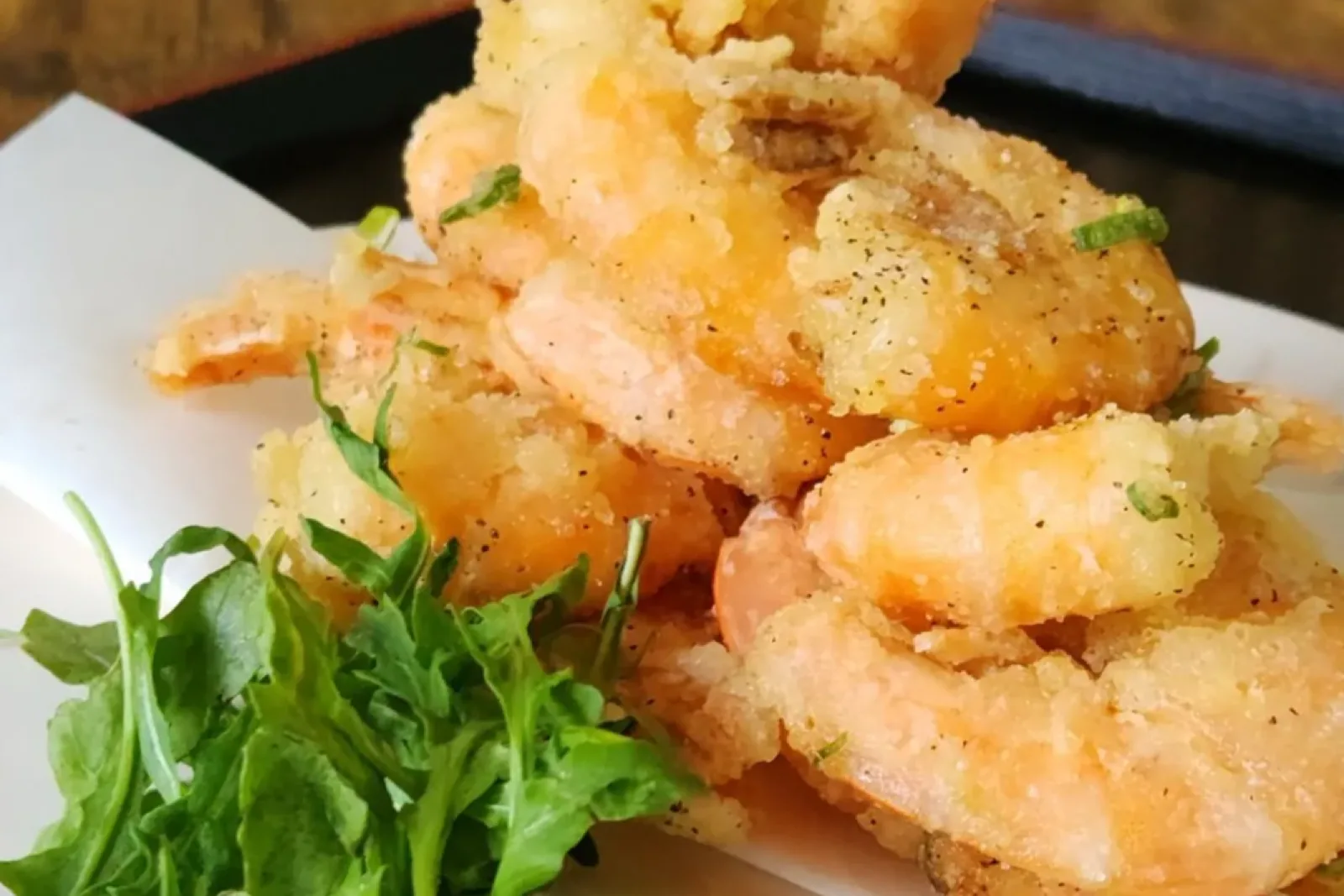 Shrimp tempura at Azuki