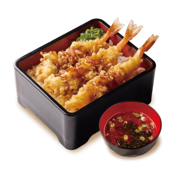Shrimp tempura bento, Marugame Udon brand menu image (brand-level, not a specific branch)